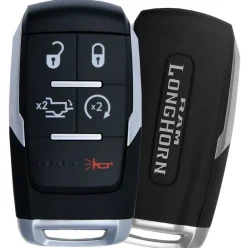 2019 RAM 5500 Longhorn Smart Remote Key Fob w/ Remote Start, Power Tailgate