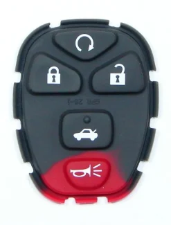 5 Button Buick, Cadillac, Chevy, Pontiac, Saturn Remote Replacement Rubber Pad by Car & Truck Remotes