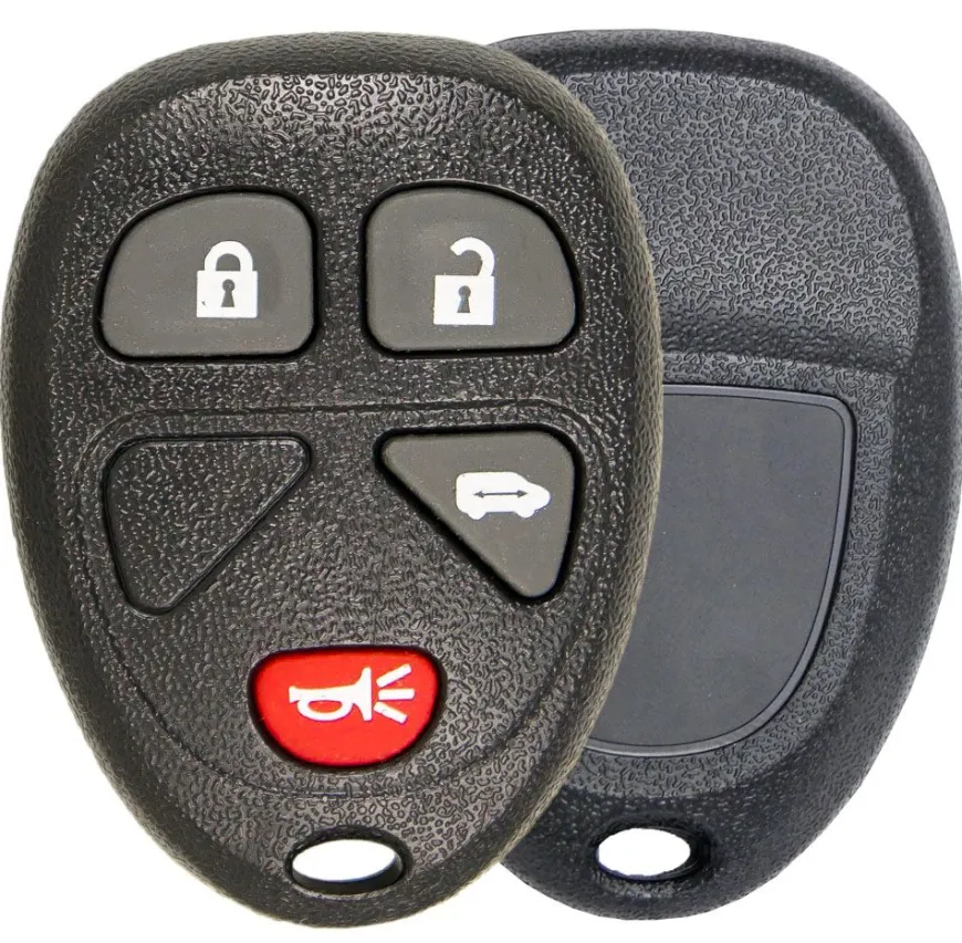 4 Button Buick, Chevy, Pontiac, Saturn Minivan Remote Replacement Case - power door by Car & Truck Remotes