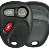 3 button Chevrolet, GMC, Cadillac SUV and truck replacement case/shell by Car & Truck Remotes