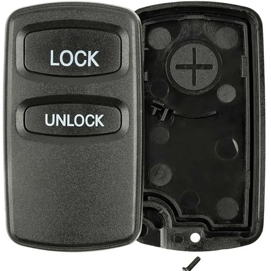 2 Button Mitsubishi Remote Replacement Case by Car & Truck Remotes