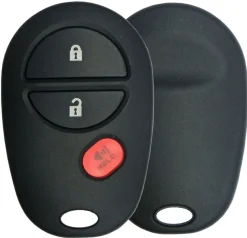 3 Button Toyota Round Remote Replacement Shell by Car & Truck Remotes