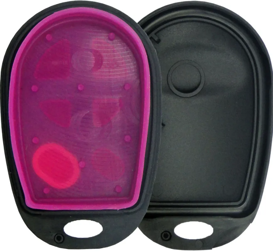 4 Button Toyota Round Remote Replacement Shell with Trunk by Car & Truck Remotes