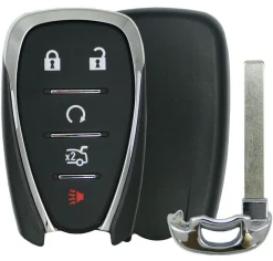 Chevrolet 5 Button Smart Remote Replacement Shell w/ Trunk by Car & Truck Remotes