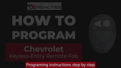 1997 Chevrolet Venture Remote Key Fob w/ Side Door by Car & Truck Remotes