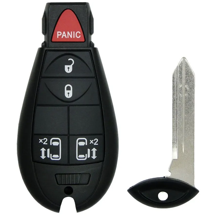 2009 Chrysler Town & Country Remote Key Fob w/ 2 Sliding Doors - Refurbished