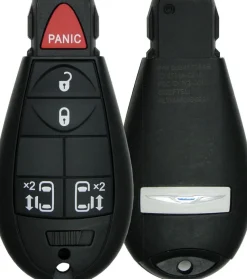 2009 Chrysler Town & Country Remote Key Fob w/ 2 Sliding Doors