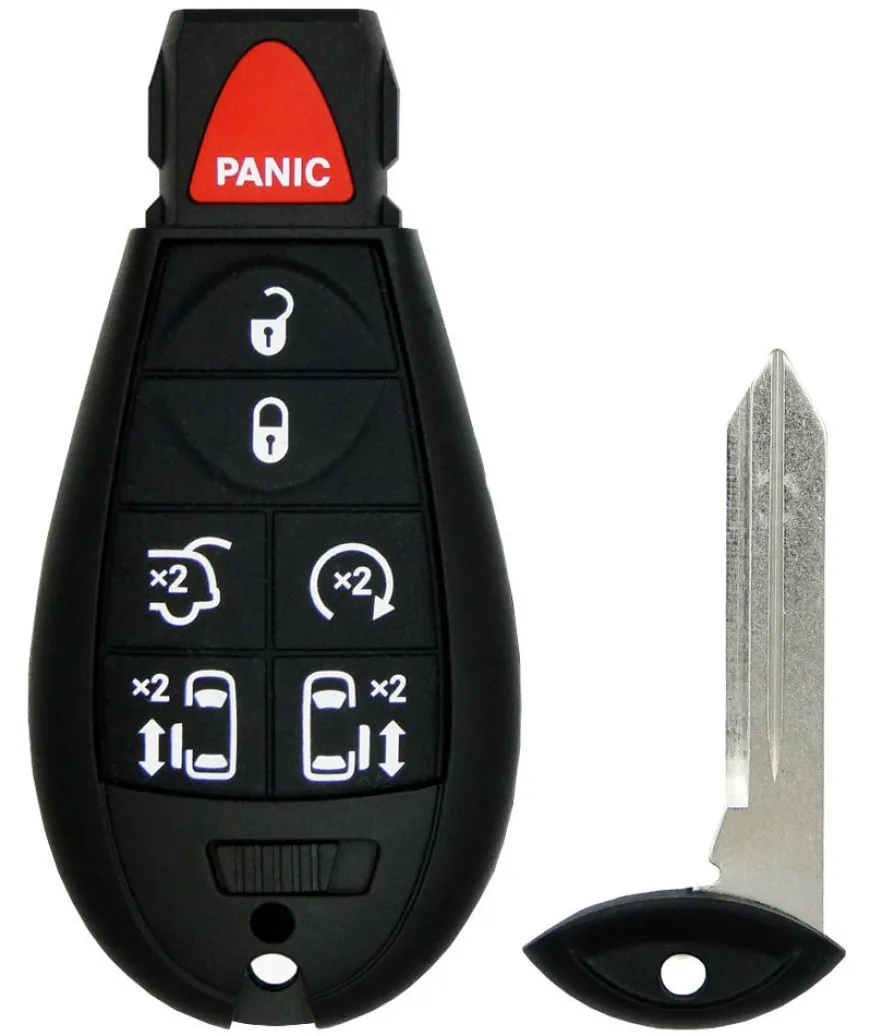 2010 Chrysler Town & Country Remote Key Fob w/ Engine Start, Liftgate, 2 PS Doors
