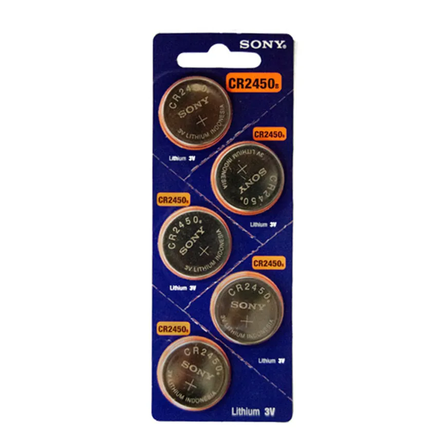 CR2450 - Keyless Entry Remote Key Fob Battery - 5 pack