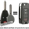 2010 Dodge Avenger Flip Remote Key Fob by Car & Truck Remotes