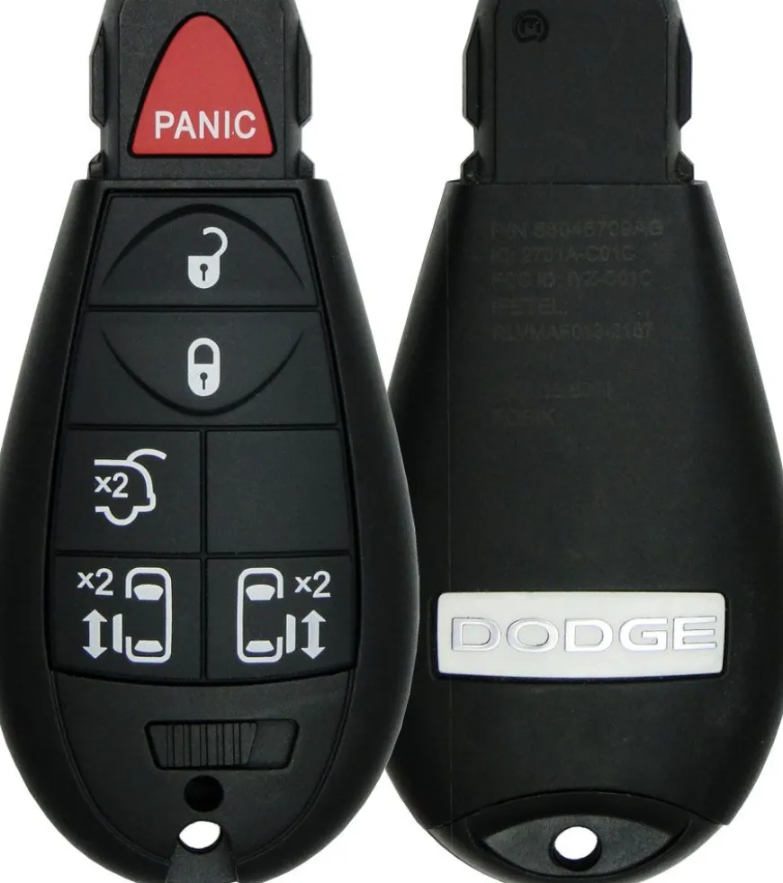 2008 Dodge Grand Caravan Remote Key Fob w/ Liftgate, 2 Sliding Doors