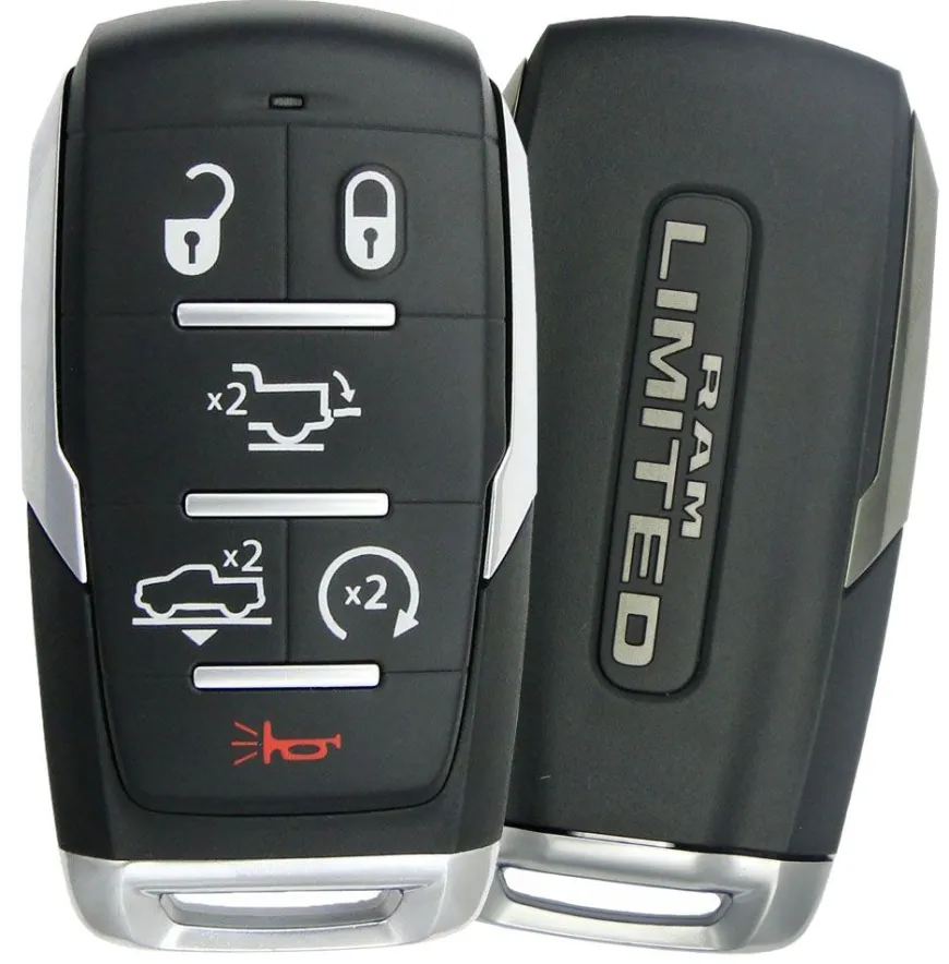 2019 Dodge Ram 1500 Limited Smart Remote Key Fob w/ Air Suspension, Remote Start, Power Tailgate