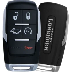 2019 Dodge Ram 2500+ Longhorn Smart Remote Key Fob w/ Remote Start, Power Tailgate