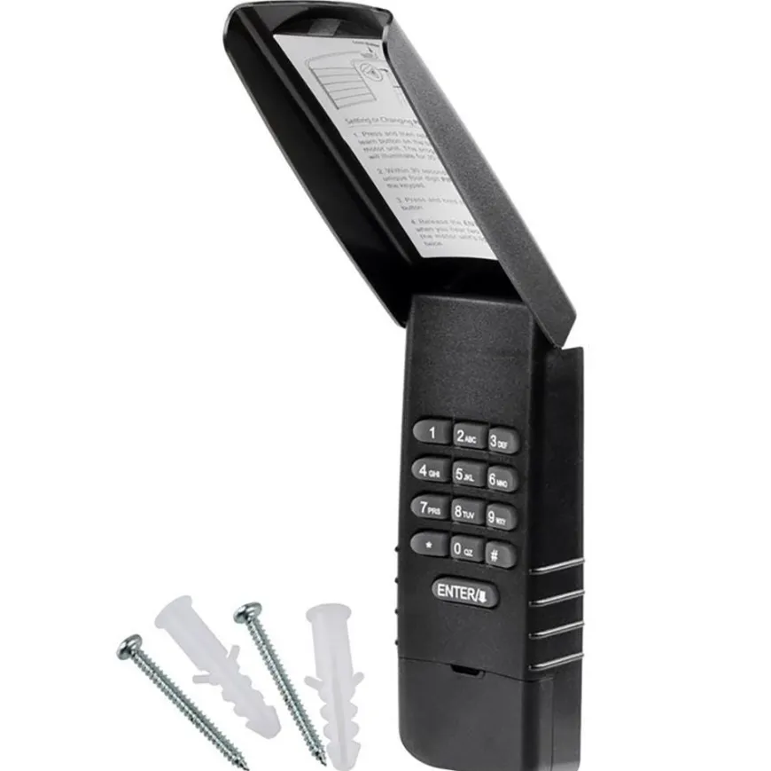 Garage Door Opener Keypad for Liftmaster 877LM - Matte Black Shell