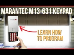 Garage Door Opener Keypad for Marantec M13-631 104053