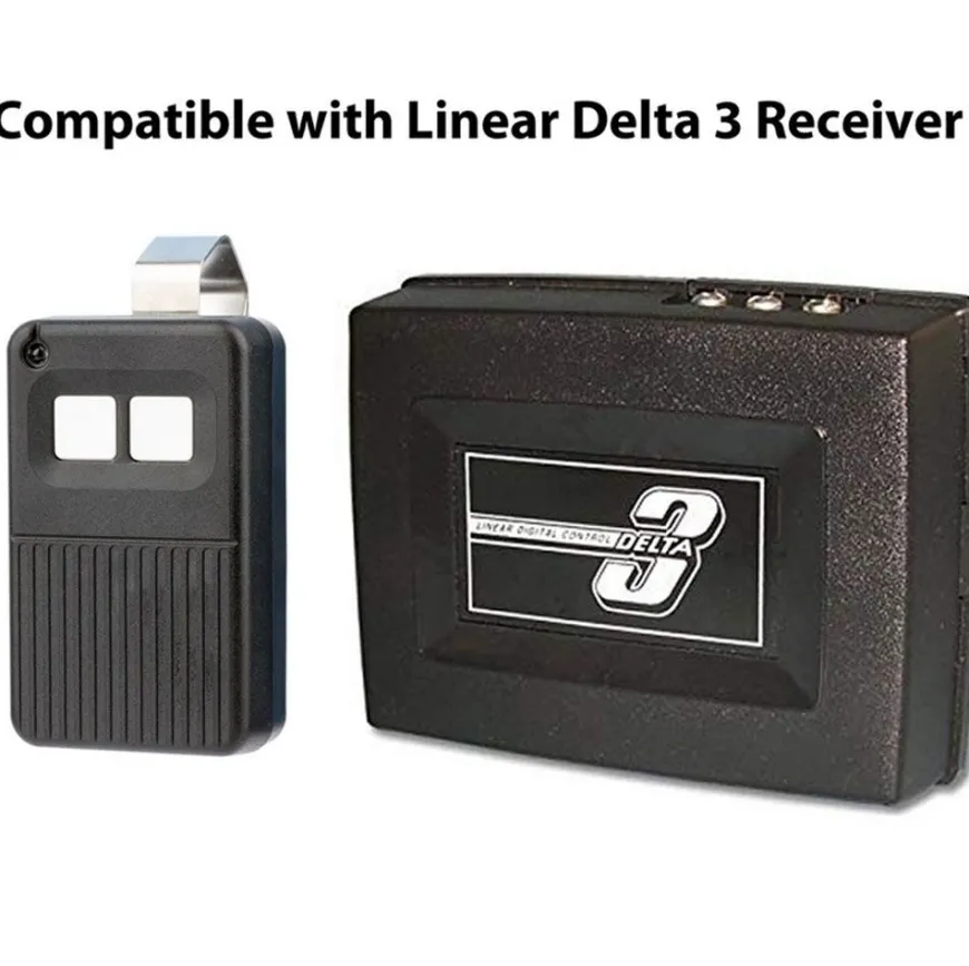 Garage Door Opener Remote for Linear Delta 3 DNT00017A (2-Channel)