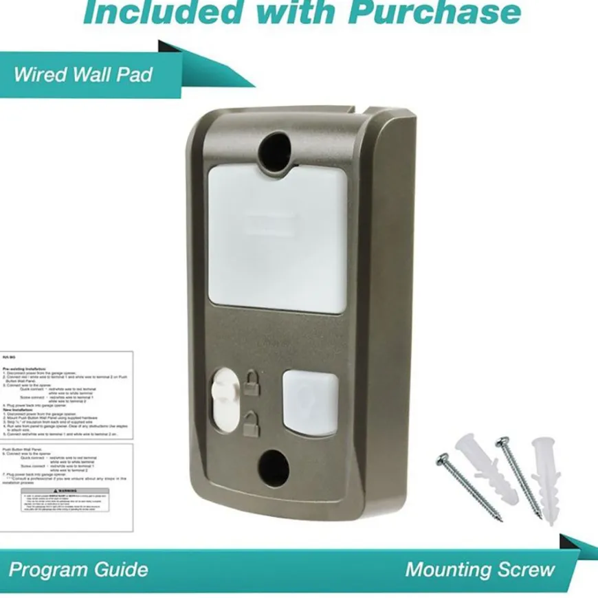 Garage Door Opener Wall Pad for Genie GBWCSL2-BX