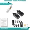 Garage Door Safety Sensor Beam Eyes w/ Brackets