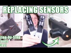Garage Door Safety Sensor Beam Eyes w/ Brackets