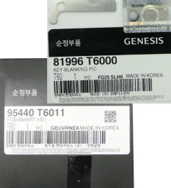 2021 Genesis GV80 Smart Remote Key Fob w/ Parking Assistance