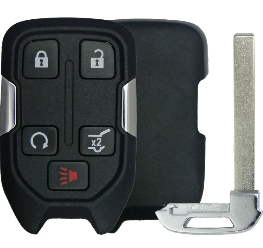 GMC 5 Button Smart Remote Replacement Shell by Car & Truck Remotes