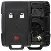 GM Chevrolet GMC 3 Button Remote Replacement Shell for 13577771 by Car & Truck Remotes