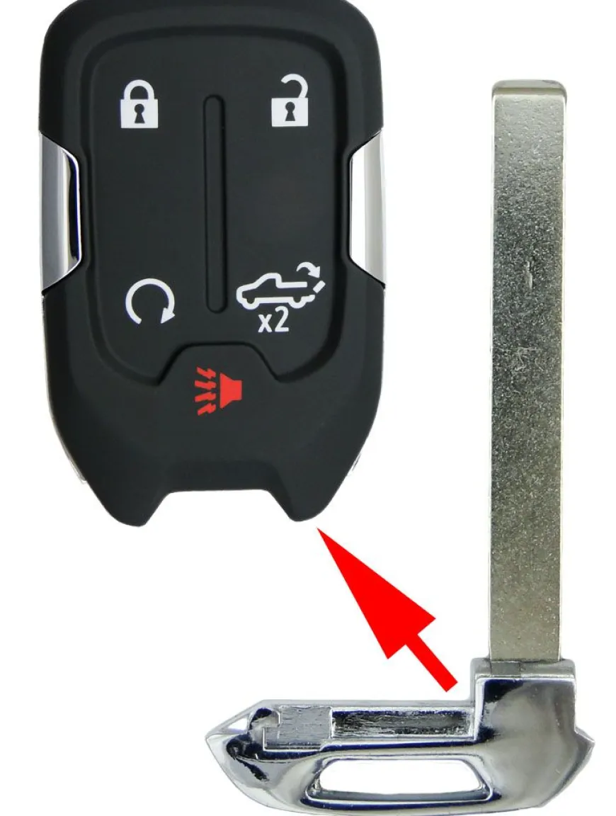 GM Emergency Insert Key PN: 22984995 , 5922084 by Car & Truck Remotes