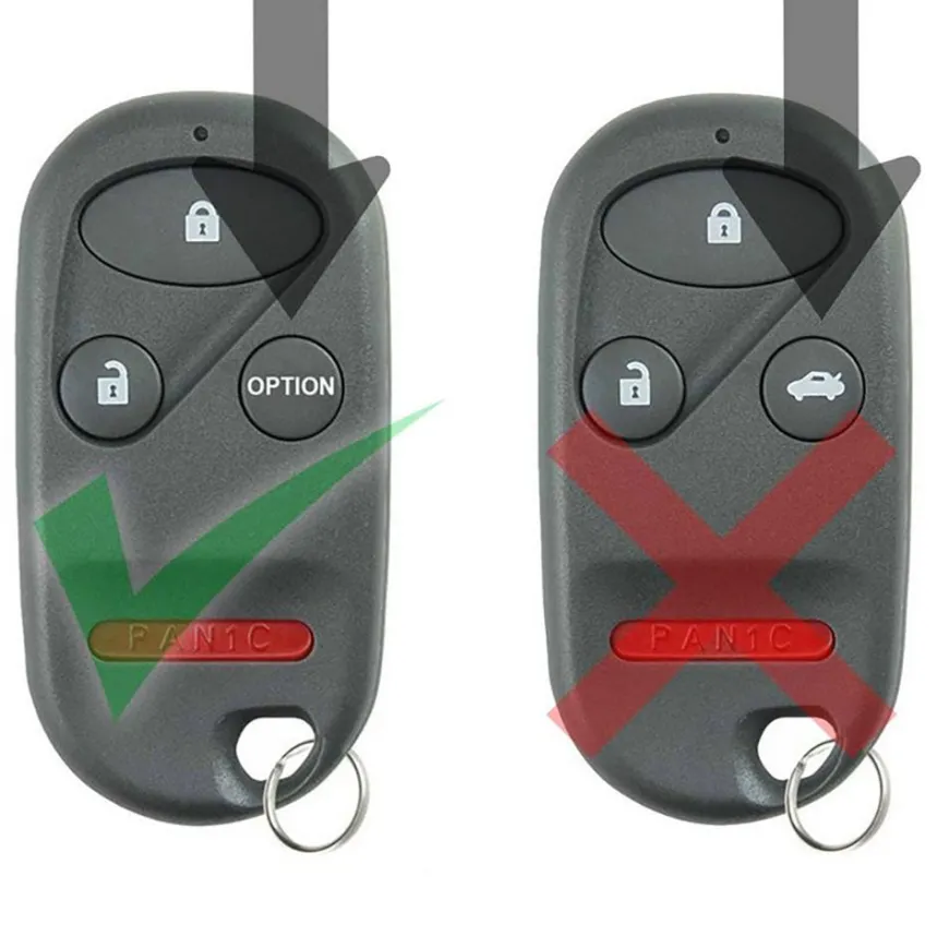 1998 Honda Accord Remote Key Fob w/ Option by Car & Truck Remotes