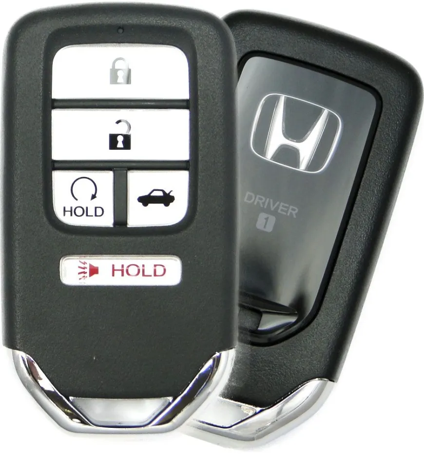 2016 Honda Accord Smart Remote Key Fob w/ Engine Start Driver 1
