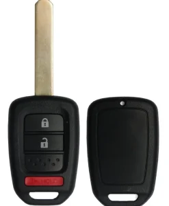 HONDA 3 button Replacement Remote Case with Blank Key by Car & Truck Remotes