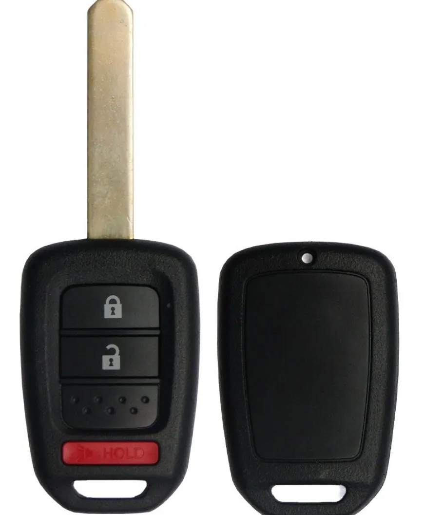 HONDA 3 button Replacement Remote Case with Blank Key by Car & Truck Remotes