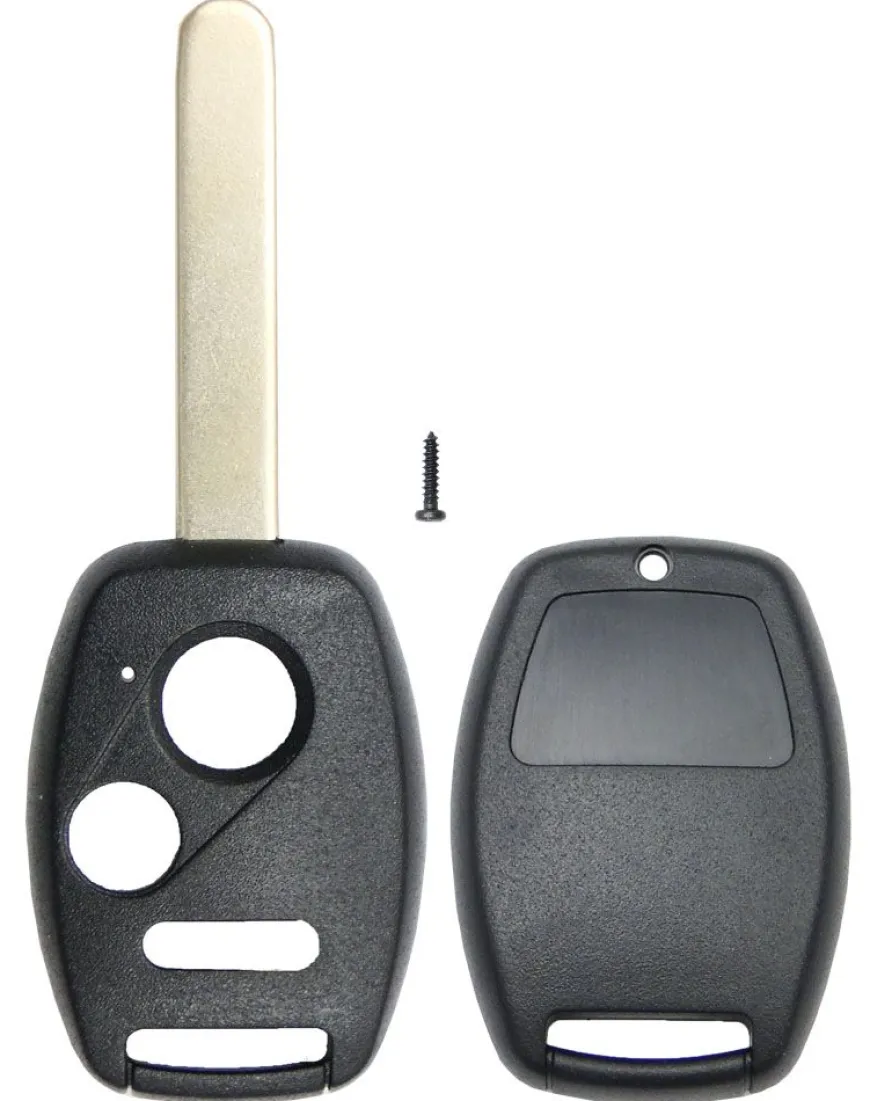 2006-2011 Honda Civic Remote 3 button replacement case with key by Car & Truck Remotes