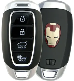 2020 Hyundai Kona Smart Remote Key Fob - Iron Man Logo