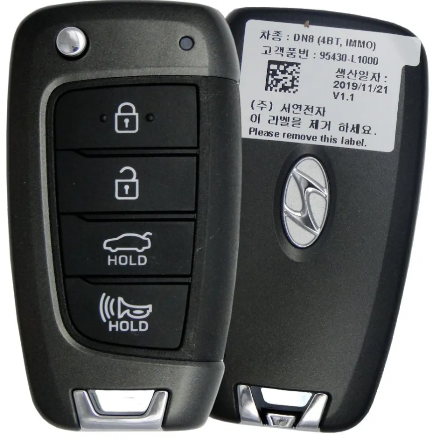 2020 Hyundai Sonata Remote Key Fob