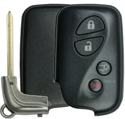Lexus Smart Remote Replacement Shell with Hatch - 4 buttons by Car & Truck Remotes