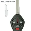 2006 Mitsubishi Galant Remote Key Fob (shoulder blade) by Car & Truck Remotes