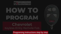 2001 Oldsmobile Silhouette Remote Key Fob w/ 2 Power Side Doors by Car & Truck Remotes