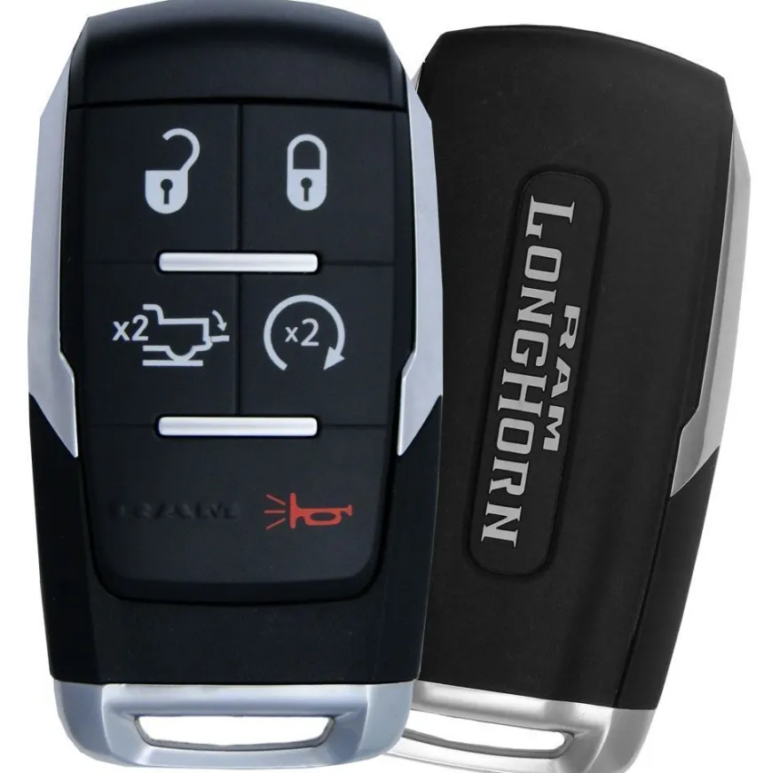 2024 RAM 2500 Longhorn Smart Remote Key Fob w/ Remote Start, Power Tailgate