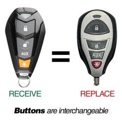 Remote for Viper Alarm System DEI Python Clifford EZSDEI7141 by Car & Truck Remotes