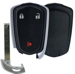 Replacement CADILLAC SRX 3 button Smart Remote Case + insert key by Car & Truck Remotes