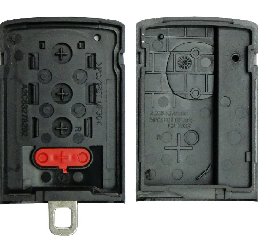 Replacement Acura 4 button smart remote case with insert key