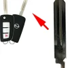 Replacement Blade for Nissan Rogue Flip Remote CWTWB1G767 by Car & Truck Remotes