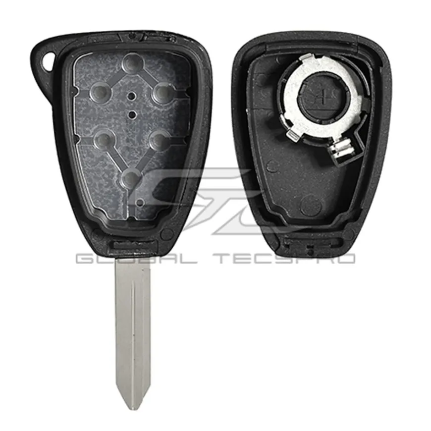 Replacement 3 button Chrysler Dodge Jeep DURASHELL case/shell with blank key by Car & Truck Remotes