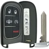 Replacement 5 button Dodge RAM Smart Remote Shell w/ Air Suspension by Car & Truck Remotes