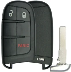 Replacement 3 button Jeep Smart Remote Shell by Car & Truck Remotes