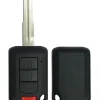 Replacement 3 button Mitsubishi case, shell with blank key by Car & Truck Remotes
