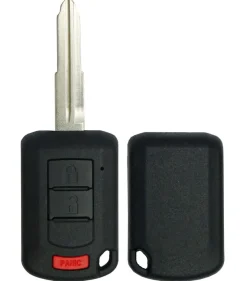 Replacement 3 button Mitsubishi case, shell with blank key by Car & Truck Remotes
