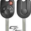 Replacement Remote Shell for Ford Remote PN: 164-R7016 3 Buttons by Car & Truck Remotes