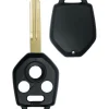 Subaru 4 button Replacement Remote Case / Shell with blank key (one sided groove) by Car & Truck Remotes