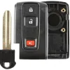 Toyota Prius 3 Button Remote Replacement Shell by Car & Truck Remotes